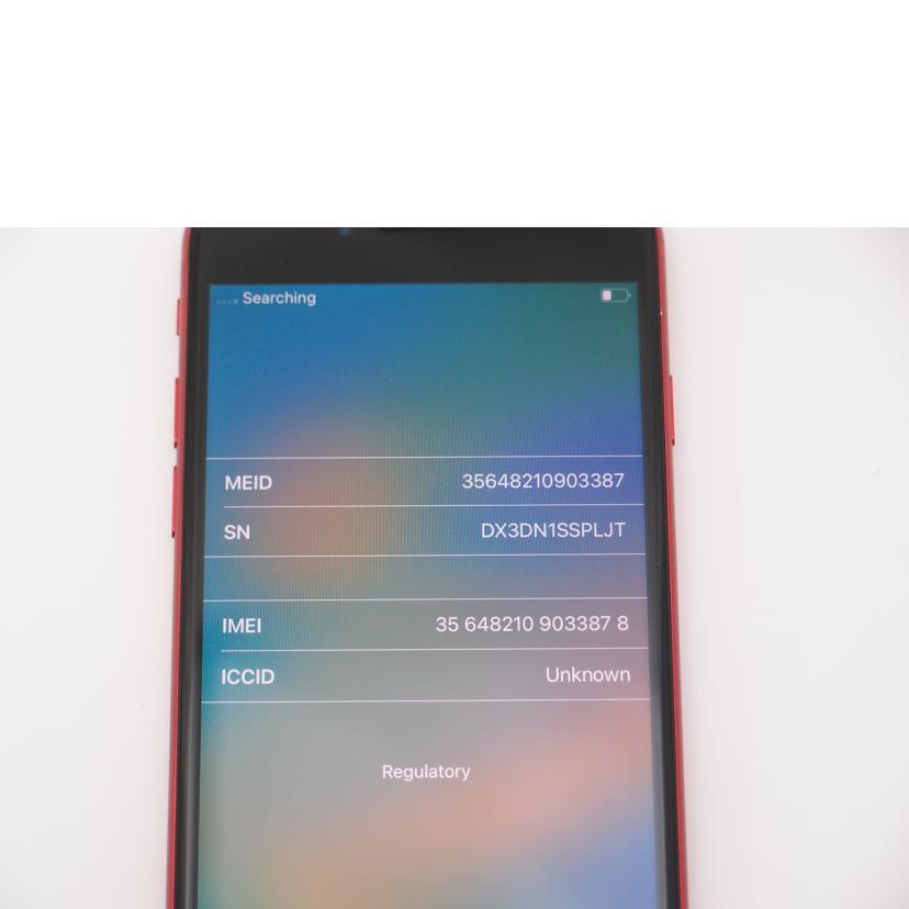 Ａｐｐｌｅ アップル/Ｐｈｏｎｅ　ＳＥ　（ＰＲＯＤＵＣＴ）ＲＥＤ　６４ＧＢ　ＳＩＭロック解除済/MHGR3J/A//DX3DN1SSPLJT/Aランク/69