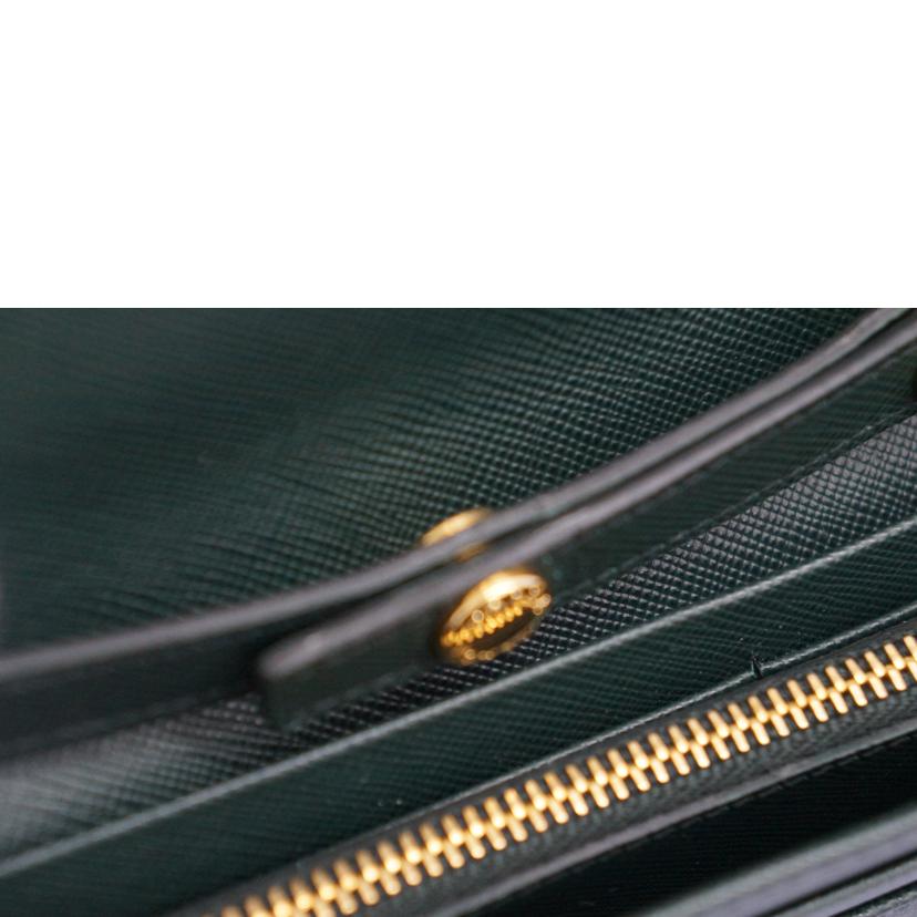 ＰＲＡＤＡ プラダ/サフィアーノメタルチェーンウォレット　　ＧＲＮ/1M1290//ABランク/07