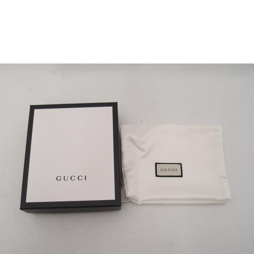 ＧＵＣＣＩ グッチ　ラウンドファスナー財布　レザー　白　レディース/マイクログッチ二つ折り財布／ホワイト/449395//525***/ABランク/69