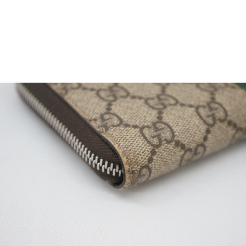 ＧＵＣＣＩ グッチ/ＧＧスプリーム　ビーラウンドファスナー財布/408831//2778/Bランク/09