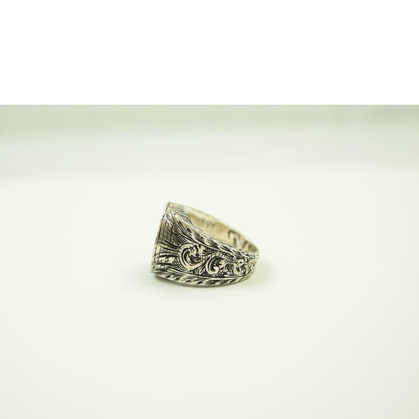 ＧＵＣＣＩ グッチ/ＳＶ９２５インターロッキングＧＧガーデンリング＃８．５/455302//2699VI/ABランク/83