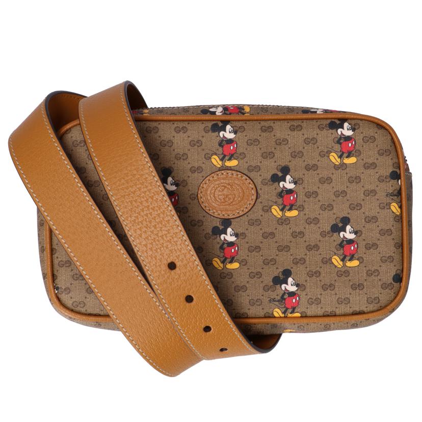 ＧＵＣＣＩ グッチ/ＧＧスプリーム／ディズニーコラボ／ボディバッグ/602695//527***/Aランク/75