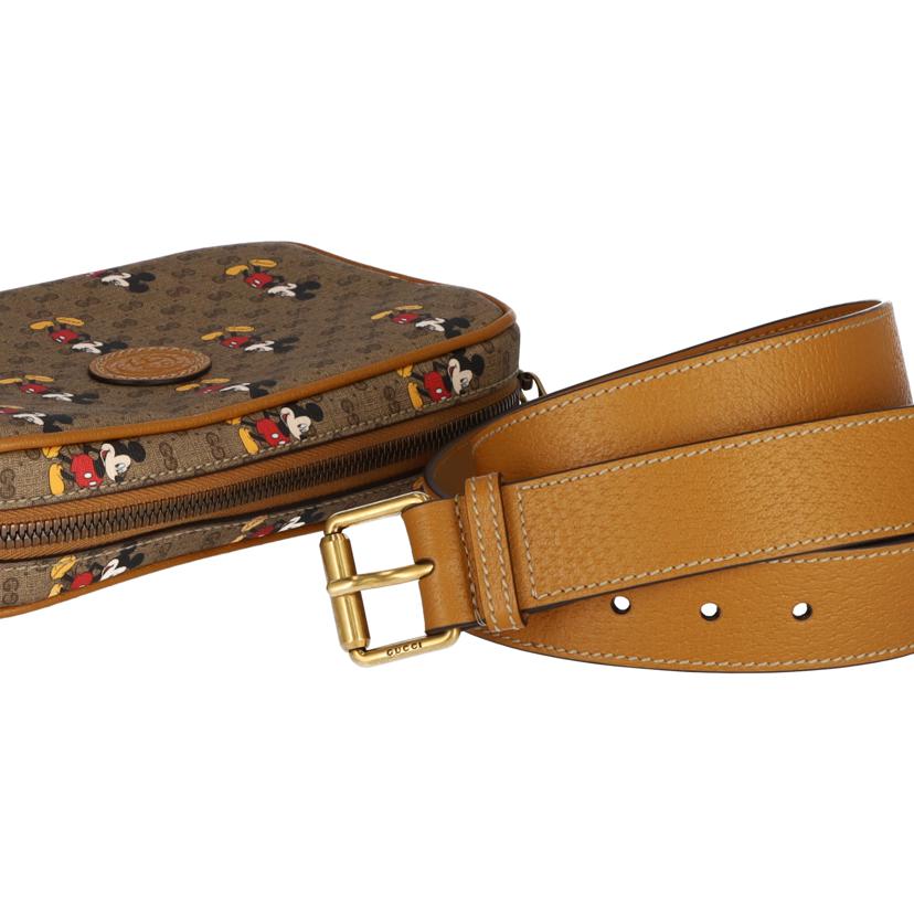 ＧＵＣＣＩ グッチ/ＧＧスプリーム／ディズニーコラボ／ボディバッグ/602695//527***/Aランク/75