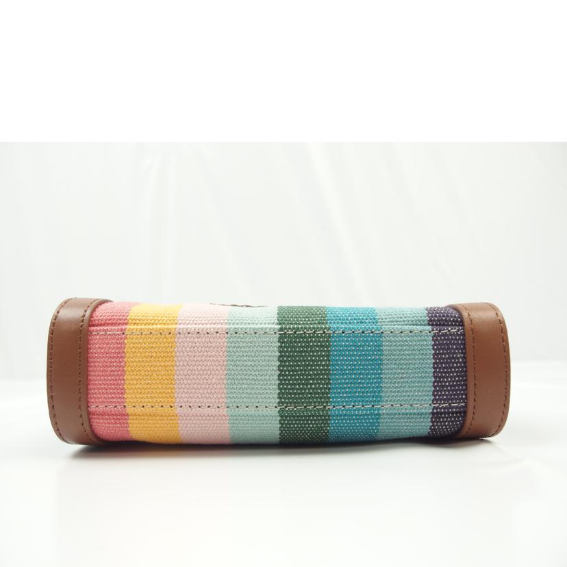 Ｐａｕｌ　Ｓｍｉｔｈ ポールスミス/ポールスミス　アーティストストライプキャンバス２ｗａｙショルダーバッグ/APW-520//SAランク/83
