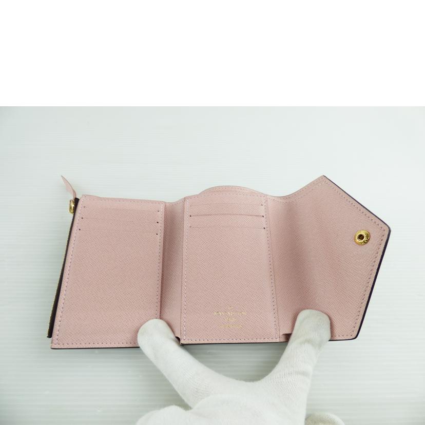 ＬＯＵＩＳ　ＶＵＩＴＴＯＮ ルイ・ヴィトン/ポルトフォイユ・ヴィクトリーヌ／ダミエ・ローズバレリーヌ/N61700//FH2270/ABランク/64
