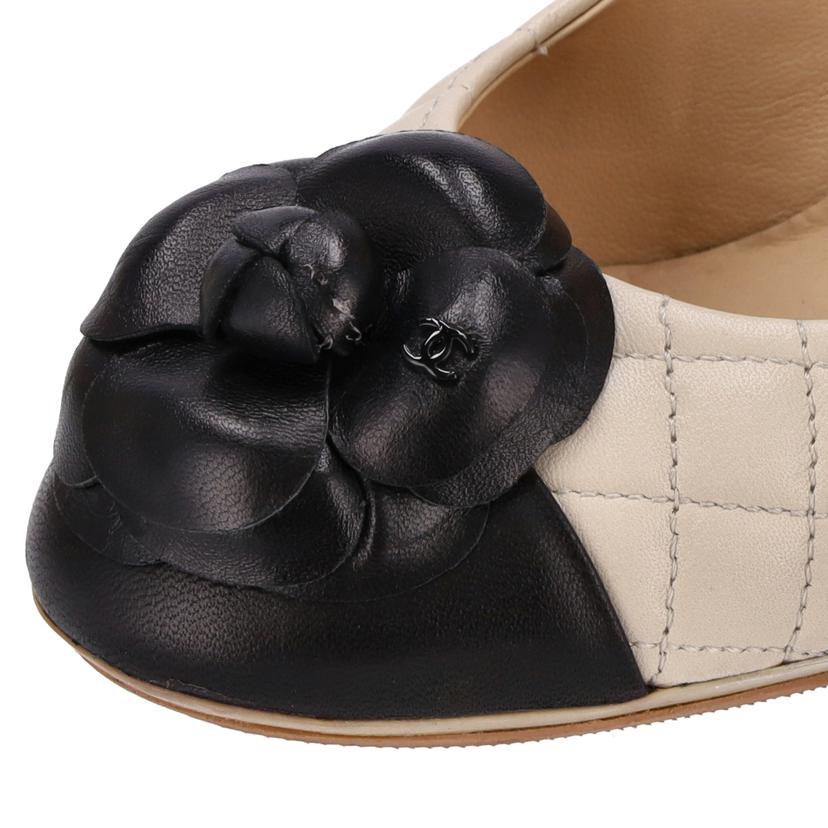 ＣＨＡＮＥＬ シャネル/ＣＨＡＮＥＬ　カメリアパンプス／＃３８//#38/ABランク/75