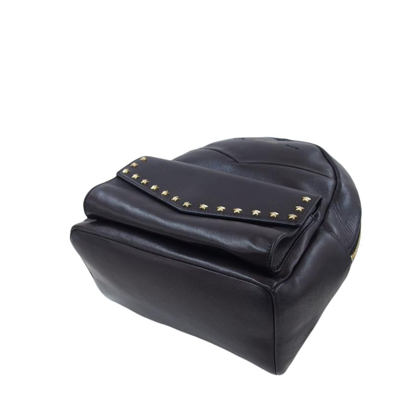 ＪＩＭＭＹ　ＣＨＯＯ　 ジミーチュウ/スタースタッズ／レザーミニリュック／ブラック//ABランク/04