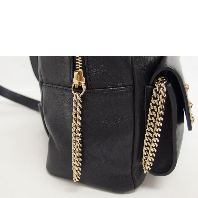 ＪＩＭＭＹ　ＣＨＯＯ　 ジミーチュウ/スタースタッズ／レザーミニリュック／ブラック//ABランク/04