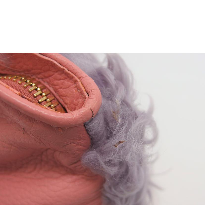 ＢＵＲＢＥＲＲＹ バーバリー/２ＷＡＹファーショルダーバッグ　／ピンク×パープル//ABランク/04