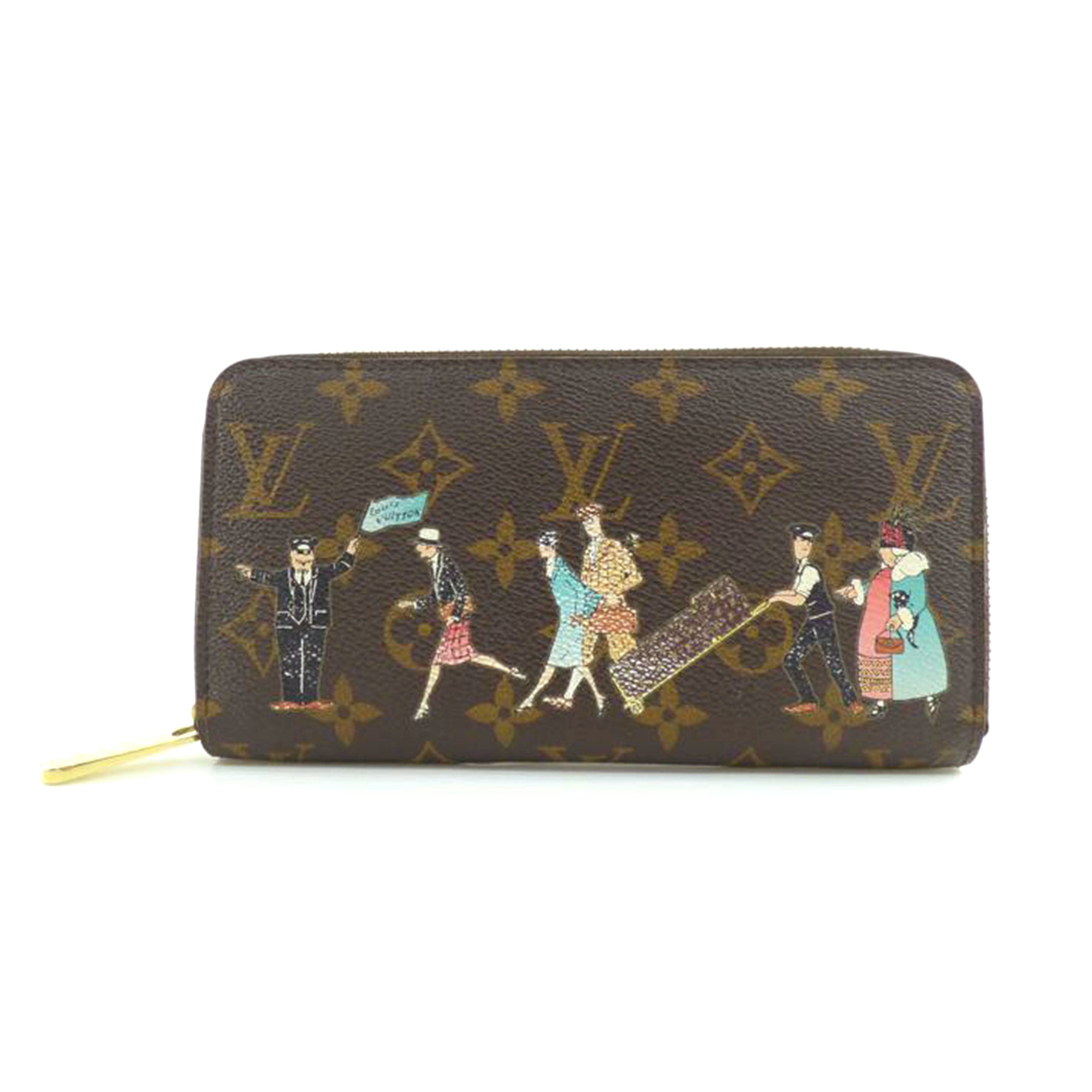 ＬＯＵＩＳ　ＶＵＩＴＴＯＮ ルイ・ヴィトン/ジッピーウォレット／モノグラム　イリュストレ/M60291//CA3141/ABランク/64