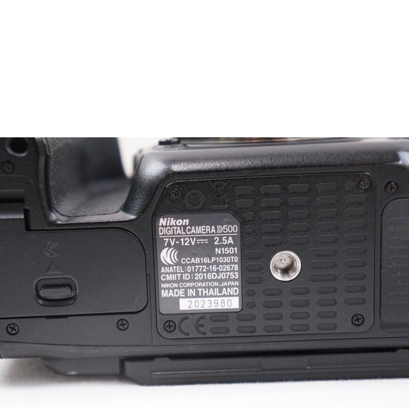 Ｎｉｋｏｎ ニコン/デジタル一眼/D500//2023980/ABランク/67