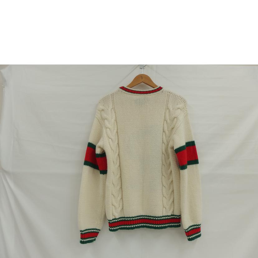 ＧＵＣＣＩ ｸﾞｯﾁ/ＧＵＣＣＩオーダークルーネックニット Ｒ //ABランク/82