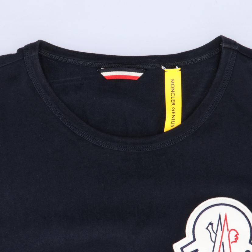 みみ さま専用⭐️MONCLERモンクレール　トリコロールシャツ　ホワイト MONCLER モンクレール メンズロゴプリントTシャツ 半袖 春夏22