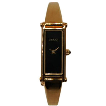 ＧＵＣＣＩ グッチ/スクエアバングルウォッチゴールドブラック/1500L//126*****/ABランク/92
