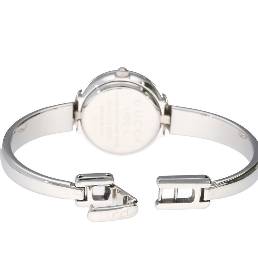 ＧＵＣＣＩ グッチ/ラウンドフェイス・バングルウォッチ・シルバー／クオーツ/1400L//013****/Bランク/75