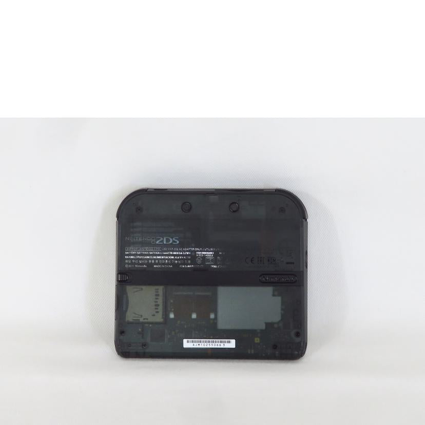 Ｎｉｎｔｅｎｄｏ 任天堂/ニンテンドー２ＤＳ　クリアブラック/FTR-001//AJM102550663/ABランク/81