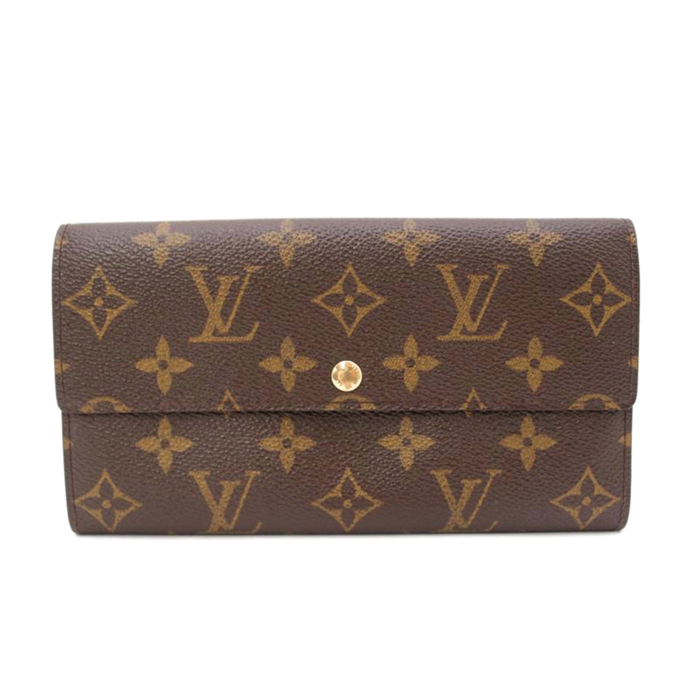 ＬＯＵＩＳ　ＶＵＩＴＴＯＮ ルイ・ヴィトン　長財布　茶　レディース/ポシェットポルトモネクレディ／モノグラム/M61725//MB1003/ABランク/69