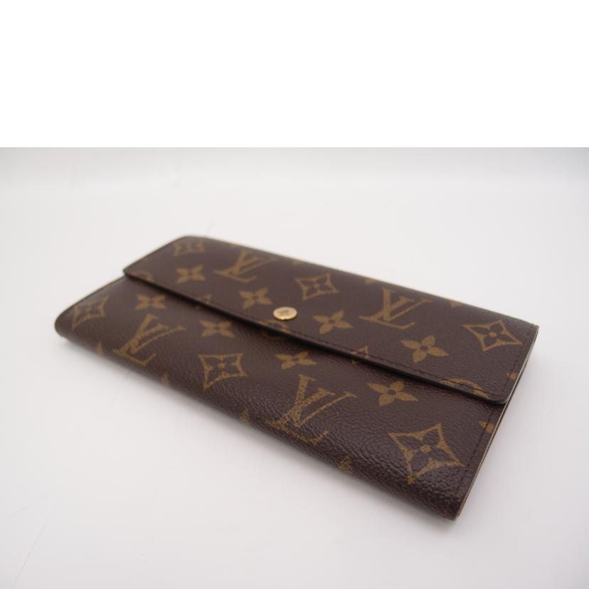 ＬＯＵＩＳ ＶＵＩＴＴＯＮ ルイ・ヴィトン 長財布 茶 レディース ...