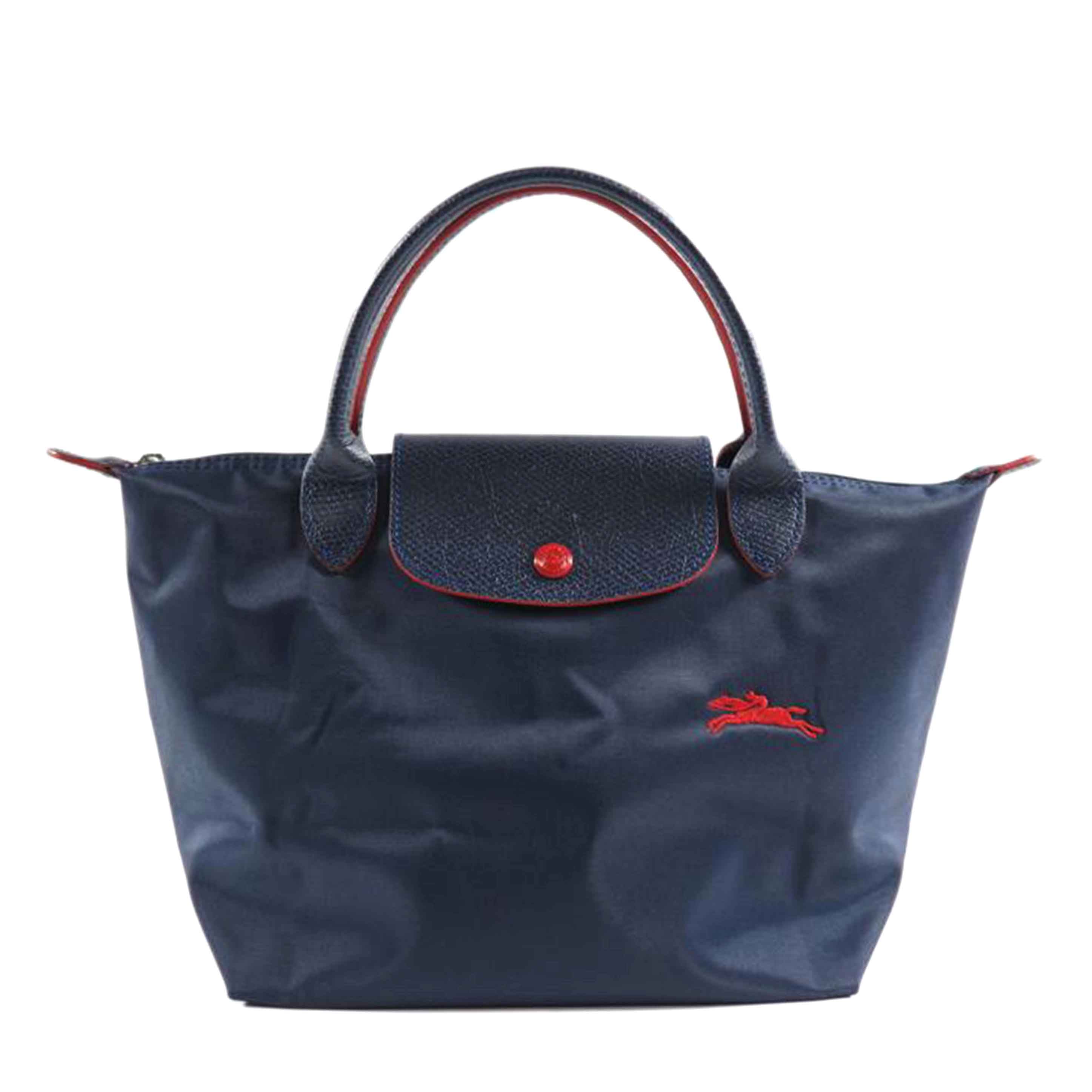 ＬＯＮＧＣＨＡＭＰ ロンシャン/ル・プリアージュ　ハンドバッグ　Ｓサイズ／ネイビー//ABランク/79