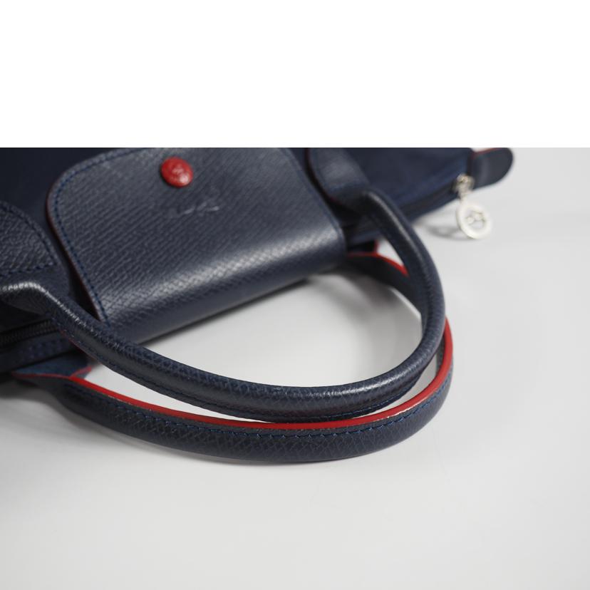 ＬＯＮＧＣＨＡＭＰ ロンシャン/ル・プリアージュ　ハンドバッグ　Ｓサイズ／ネイビー//ABランク/79