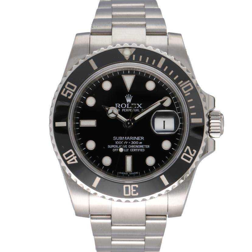 ＲＯＬＥＸ ロレックス　2008年頃製造　ルーレット　新品仕上済　ステンレス/サブマリーナデイト・ブラック／Ｖ番/116610LN//V95**********/ABランク/75