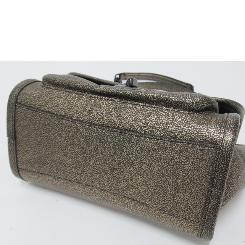 　　ＣＯＡＣＨ/チェーンショルダー／メタリックゴールド／レザー/33553//H14**/Aランク/63