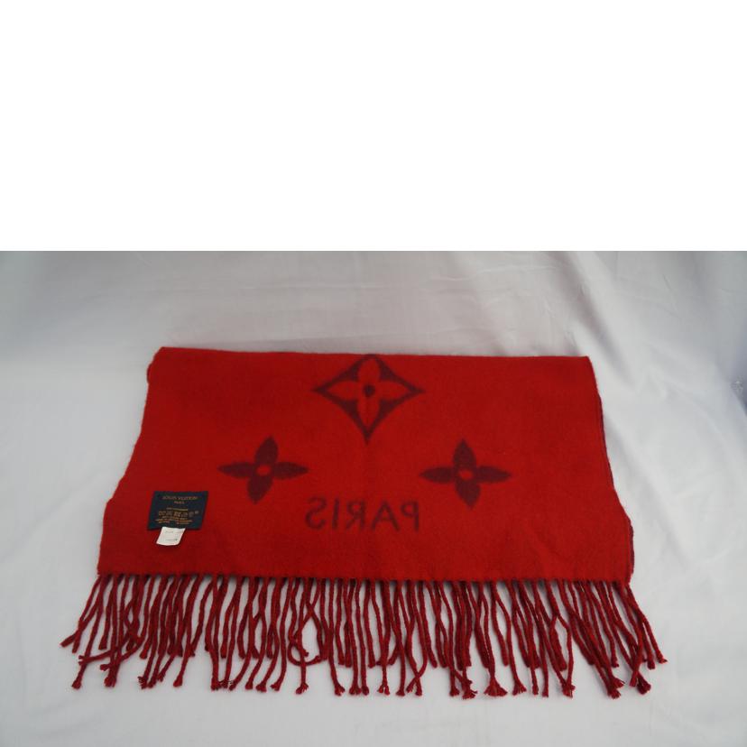 ＬＯＵＩＳ　ＶＵＩＴＴＯＮ ルイヴィトン/カシミヤストール　エシャルプ・レイキャビック　ＲＥＤ/M75505//Bランク/07