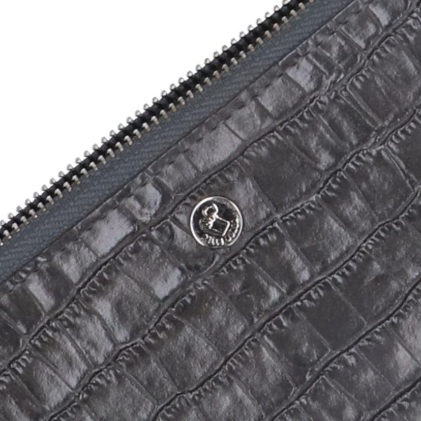 ＰＥＬＬＥ　ＢＯＲＳＡ ペレボルサ/Ｌ字ファスナー長財布／クロコ型//ABランク/75