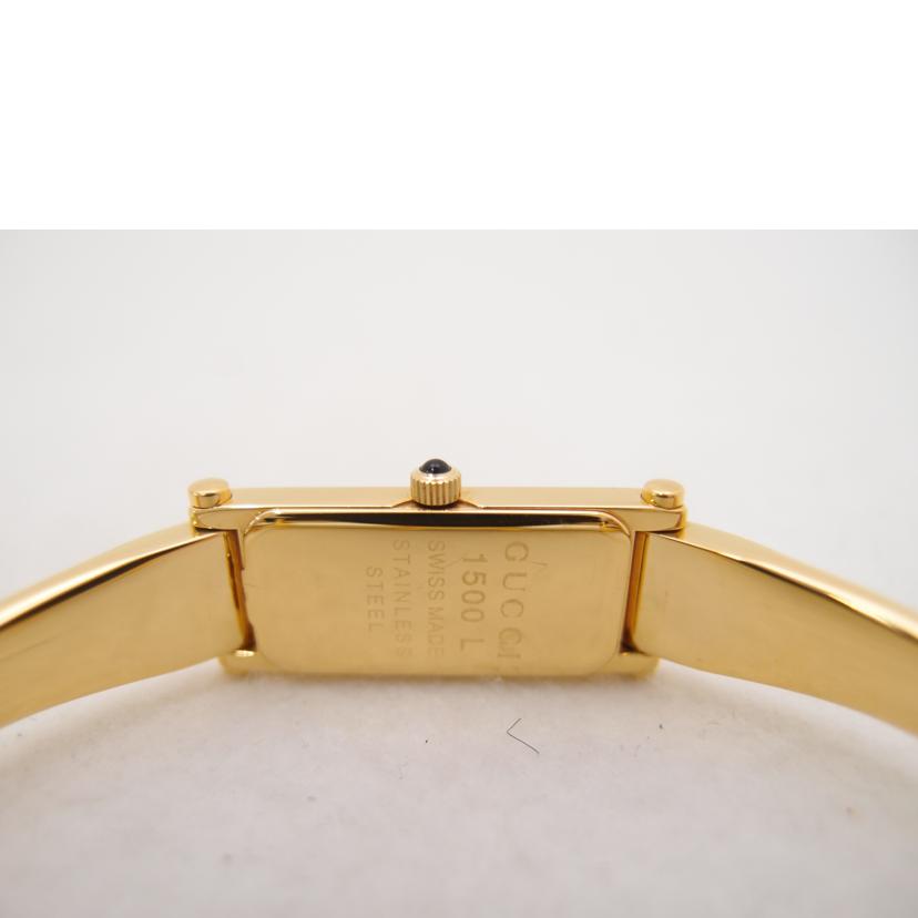 ＧＵＣＣＩ グッチ　腕時計　レディース/バングルウォッチ／ゴールド文字盤／クォーツ/1500L//056****/Bランク/69