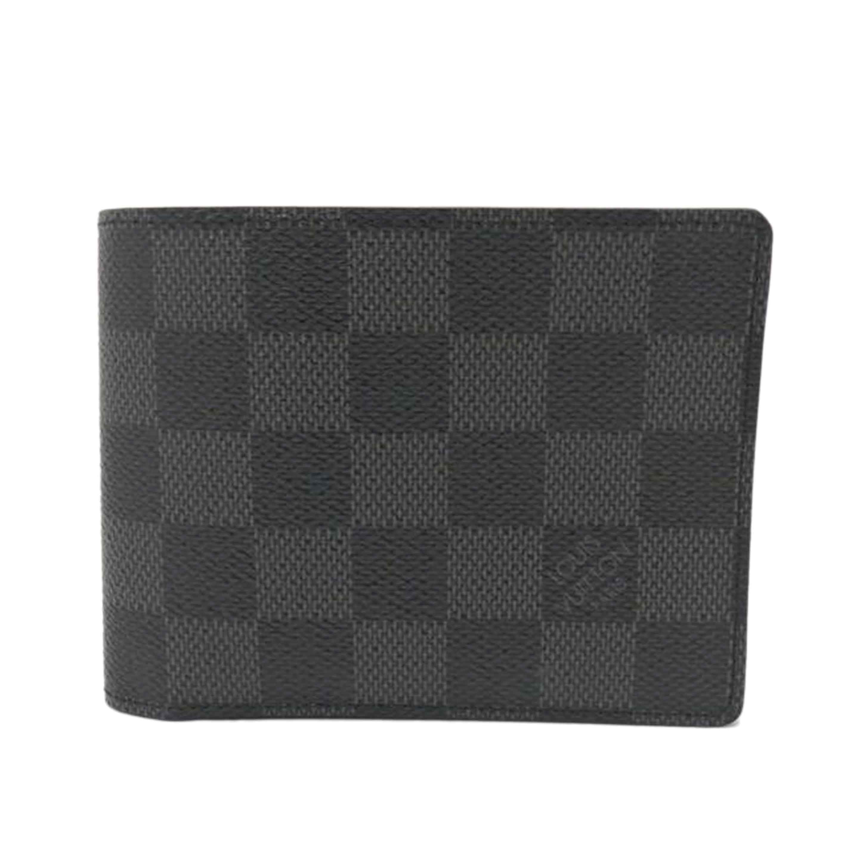 ＬＶ ルイヴィトン/ポルトフォイユ・ミュルティプル／ダミエ／グラフィット/N62663//CT4140/ABランク/77
