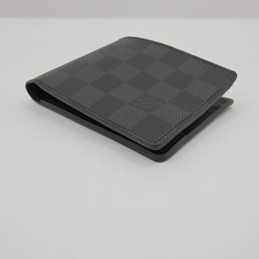 ＬＶ ルイヴィトン/ポルトフォイユ・ミュルティプル／ダミエ／グラフィット/N62663//CT4140/ABランク/77