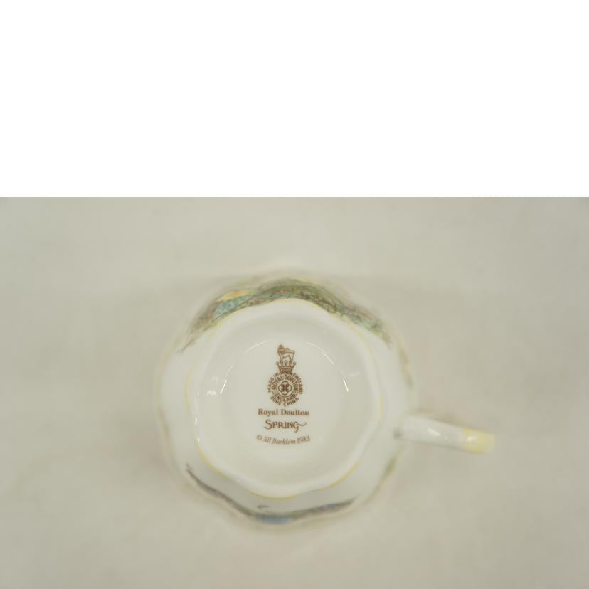 Ｒｏｙａｌ　Ｄｏｕｌｔｏｎ ロイヤルドルトン/ブランブリーヘッジ　カップ＆ソーサー四季４客組//Aランク/05