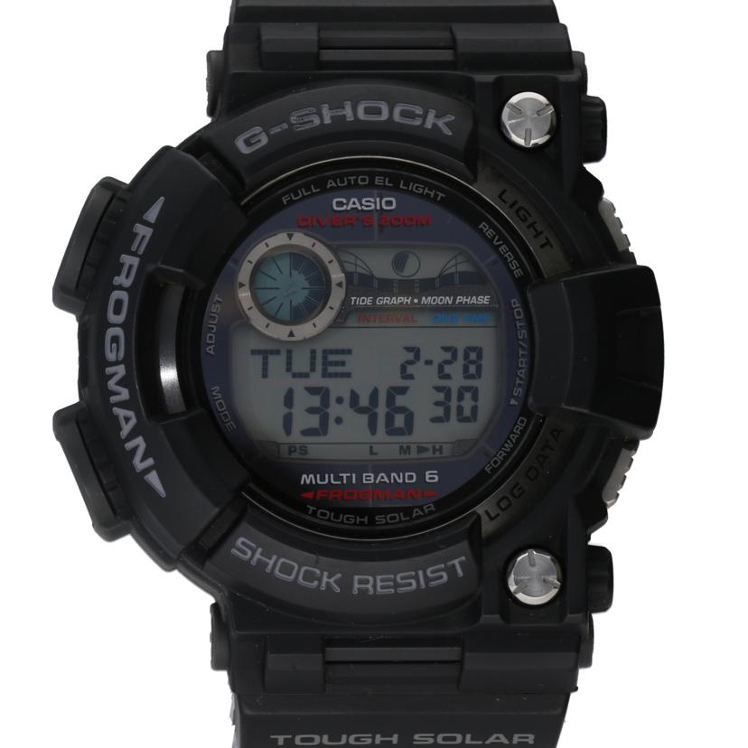 ＣＡＳＩＯ カシオ/Ｇ－ＳＨＯＣＫ／ＦＲＯＧＭＡＮ／電波ソーラー/GWF-1000//201B239I/Aランク/75