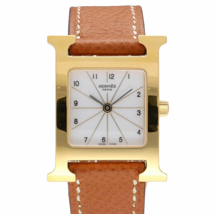 ＨＥＲＭＥＳ エルメス/Ｈウォッチ・ゴールド／レディース／クオーツ/HH1.201//2569448/ABランク/75