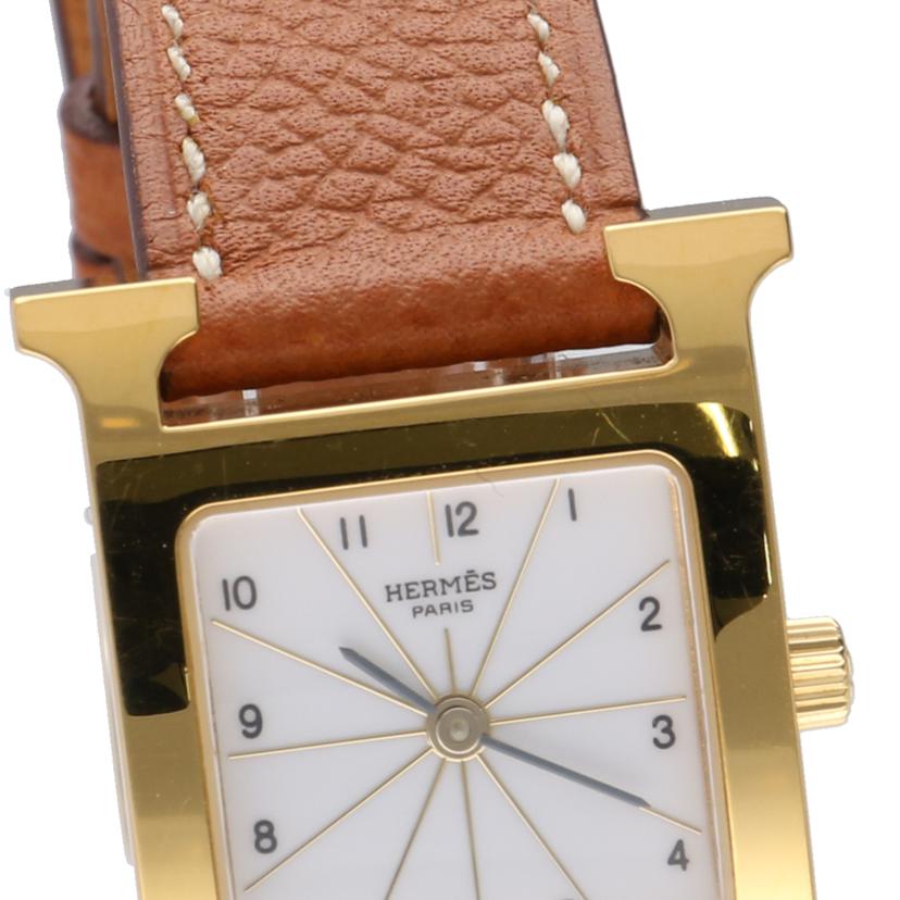 ＨＥＲＭＥＳ エルメス/Ｈウォッチ・ゴールド／レディース／クオーツ/HH1.201//2569448/ABランク/75