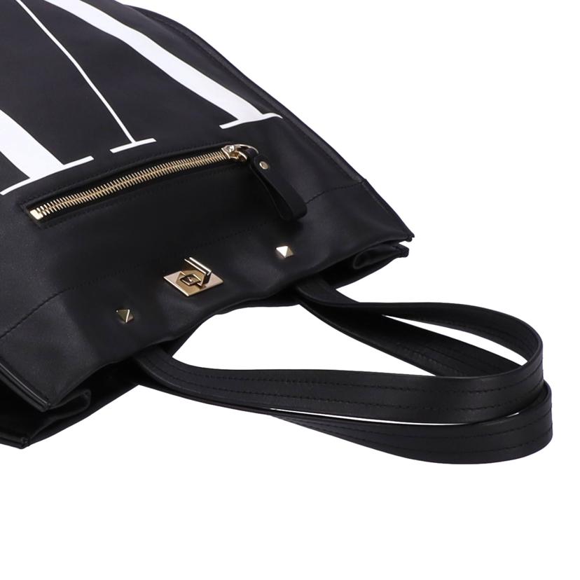ＶＡＬＥＮＴＩＮＯ　ＧＡＲＡＮＡＮＩ ヴァレンティノ/ＶＬＴＮ／伊勢丹限定レザートート　　ＢＬＫ／ＷＨＴ//ABランク/75