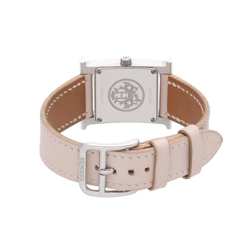 ＨＥＲＭＥＳ エルメス/Ｈウォッチ・ホワイトシェル／１２Ｐダイヤ／クオーツ/HH1.210//2195479/Bランク/75