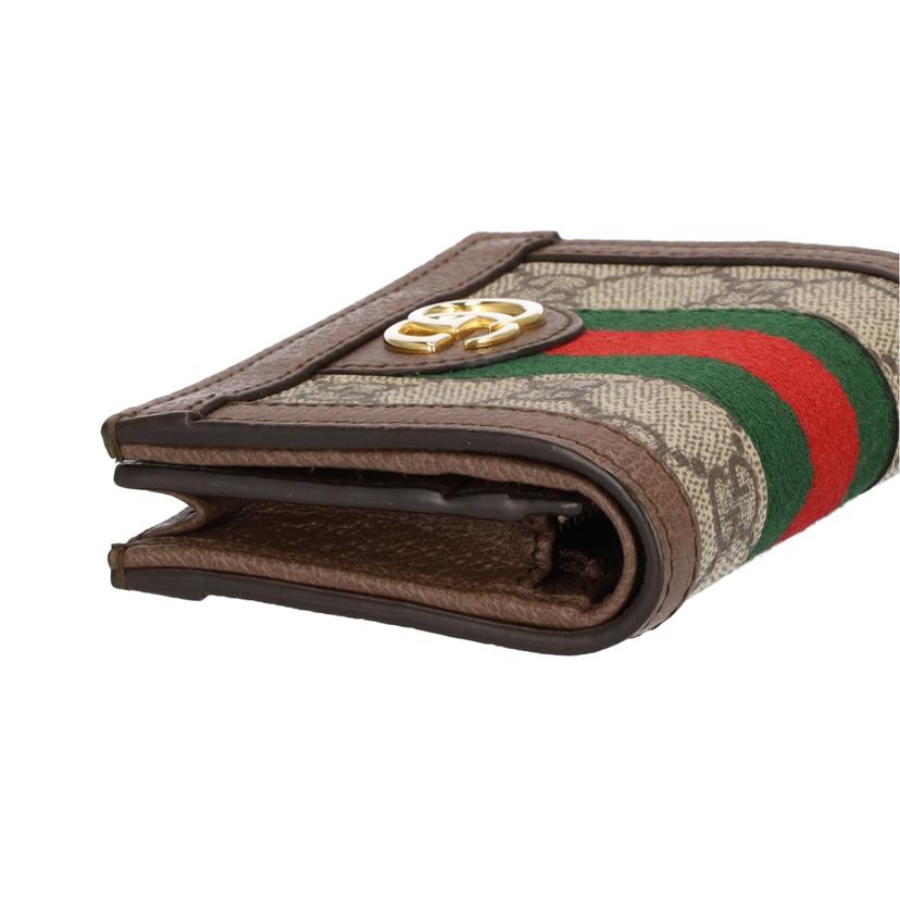 ＧＵＣＣＩ　 グッチ/オフディア／シェリーラインコンパクトウォレット/523155//0416/Aランク/75