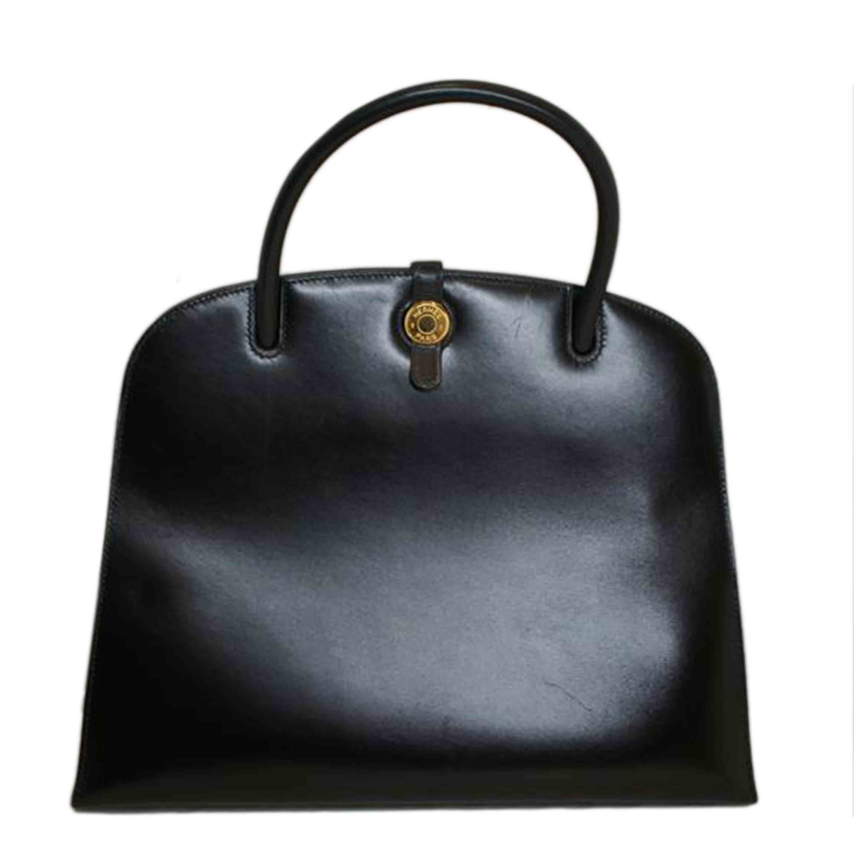 ＨＥＲＭＥＳ エルメス/ダルヴィーＭＭ／ボックスカーフ／ノワール//□C/Bランク/92