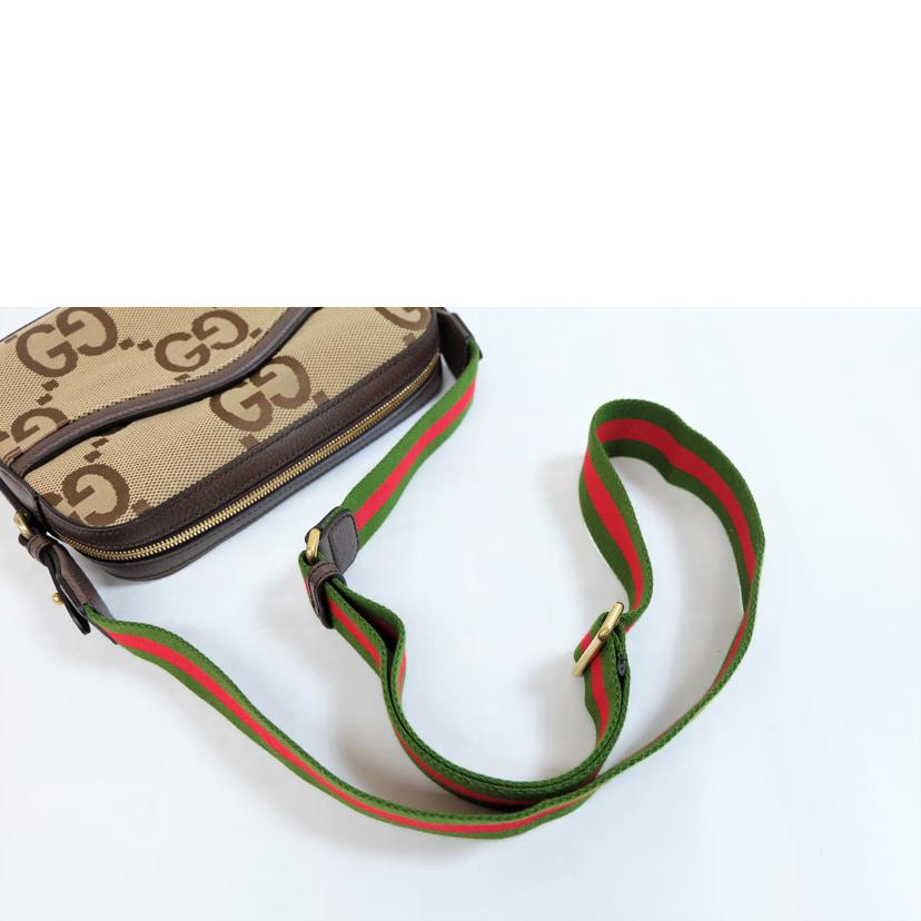 　　ＧＵＣＣＩ グッチ/ジャンボＧＧ　メッセンジャーバック/675891//520***/Aランク/71