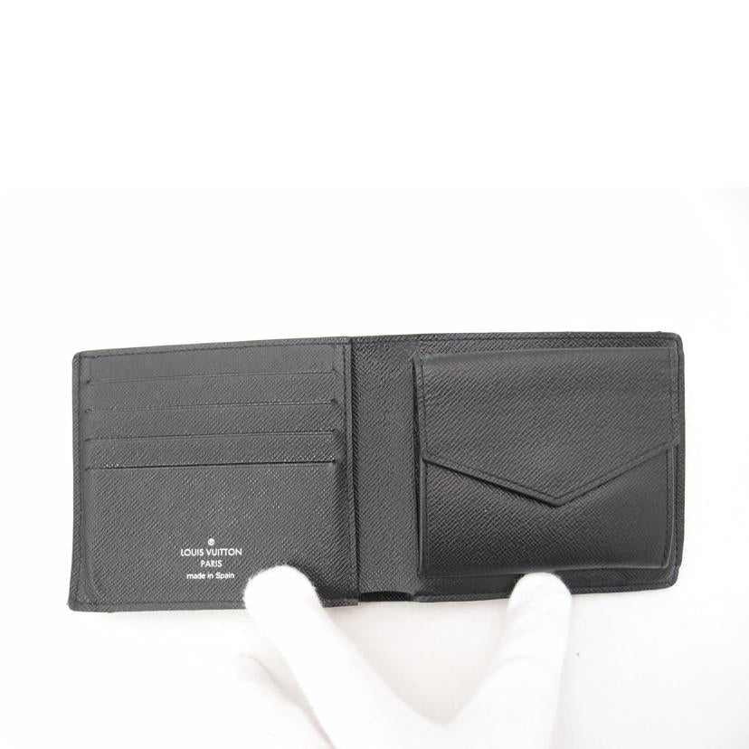 ＬＯＵＩＳ　ＶＵＩＴＴＯＮ ルイヴィトン　ビトン　二つ折り財布　黒　市松模様　メンズ/ポルトフォイユ・マルコＮＭ／ダミエ・グラフィット/N63336//CA0***/Bランク/69