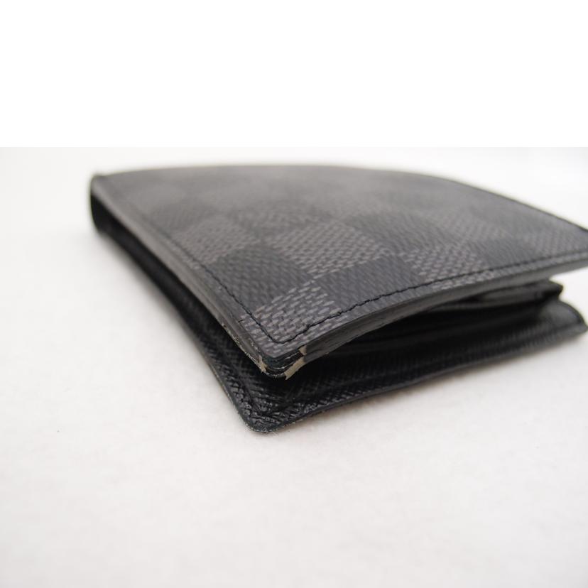 ＬＯＵＩＳ　ＶＵＩＴＴＯＮ ルイヴィトン　ビトン　二つ折り財布　黒　市松模様　メンズ/ポルトフォイユ・マルコＮＭ／ダミエ・グラフィット/N63336//CA0***/Bランク/69