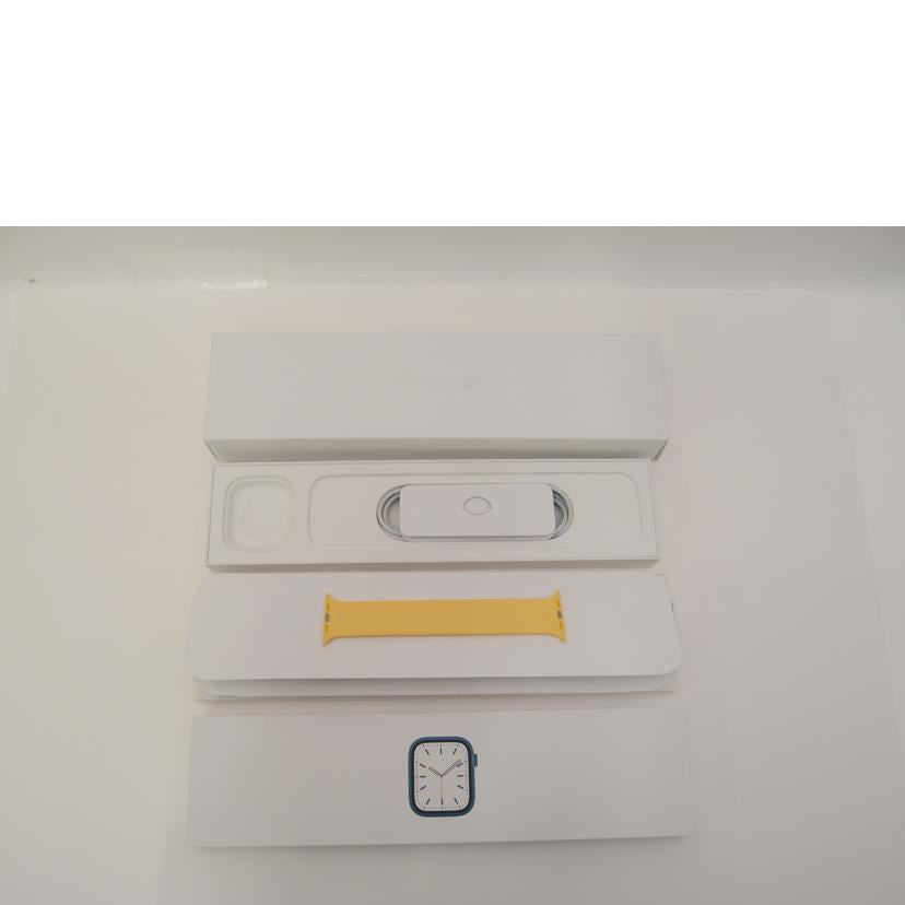 Ａｐｐｌｅ アップル/Ａｐｐｌｅ　Ｗａｔｃｈ　Ｓｅｒｉｅｓ　７　ＧＰＳ＋Ｃｅｌｌｕｌａｒモデル　４５ｍｍ　［４５ｍｍケース用サングローソロループバンド］/MKJT3J/A//N9C7K797LL/ABランク/69