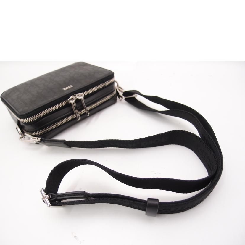 ＣｈｒｉｓｔｉａｎＤｉｏｒ クリスチャンディオール　/オブリークギャラシーメッセンジャー２ｗａｙポーチ／ブラック/2ESBC119VPD//SAランク/69