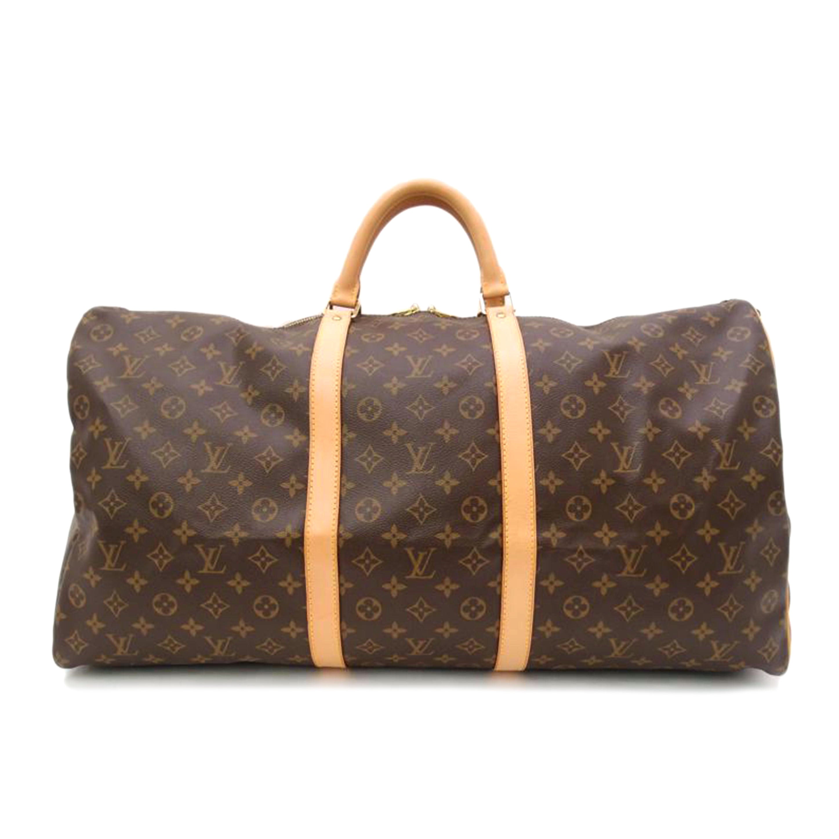 ＬＯＵＩＳ　ＶＵＩＴＴＯＮ ルイ・ヴィトン　ボストンバッグ　トラベルバッグ　ショルダー　ブラウン　メンズ　レディース/キーポル・バンドリエール６０／モノグラム/M41412//MB0083/SAランク/69