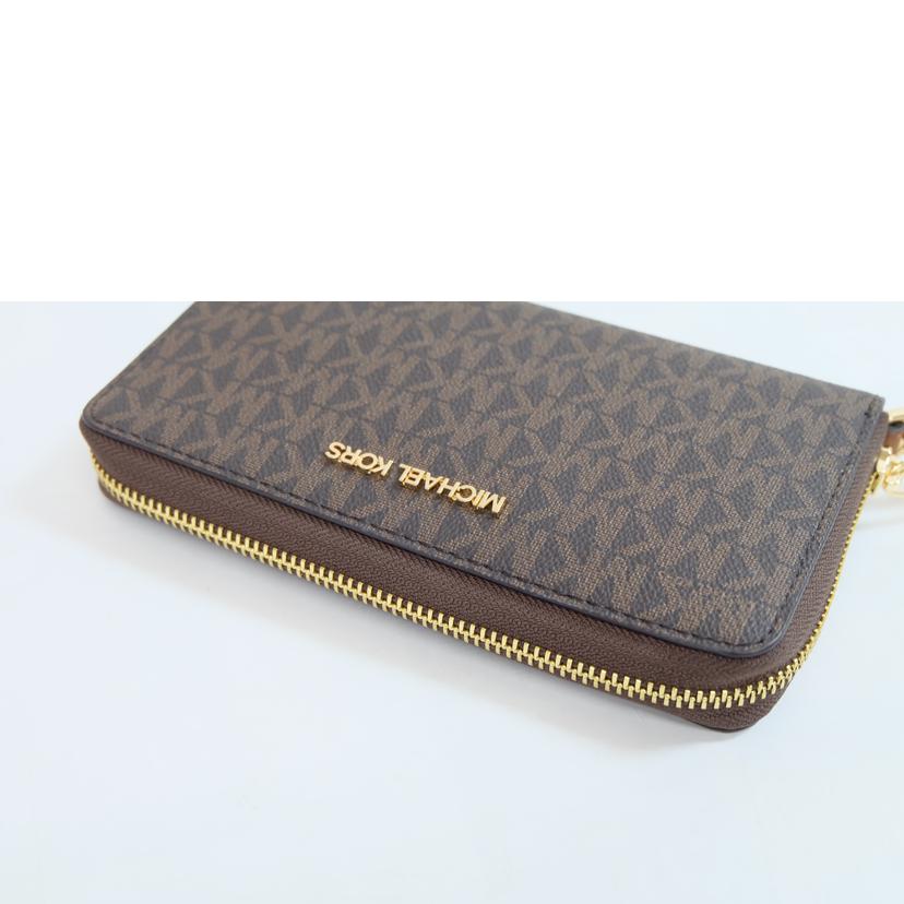 ＭＩＣＨＡＥＬ　ＫＯＲＳ マイケルコース/ＰＶＣシグネチャーラウンドファスナートラベルケース/35F8GTVW9B//SAランク/71