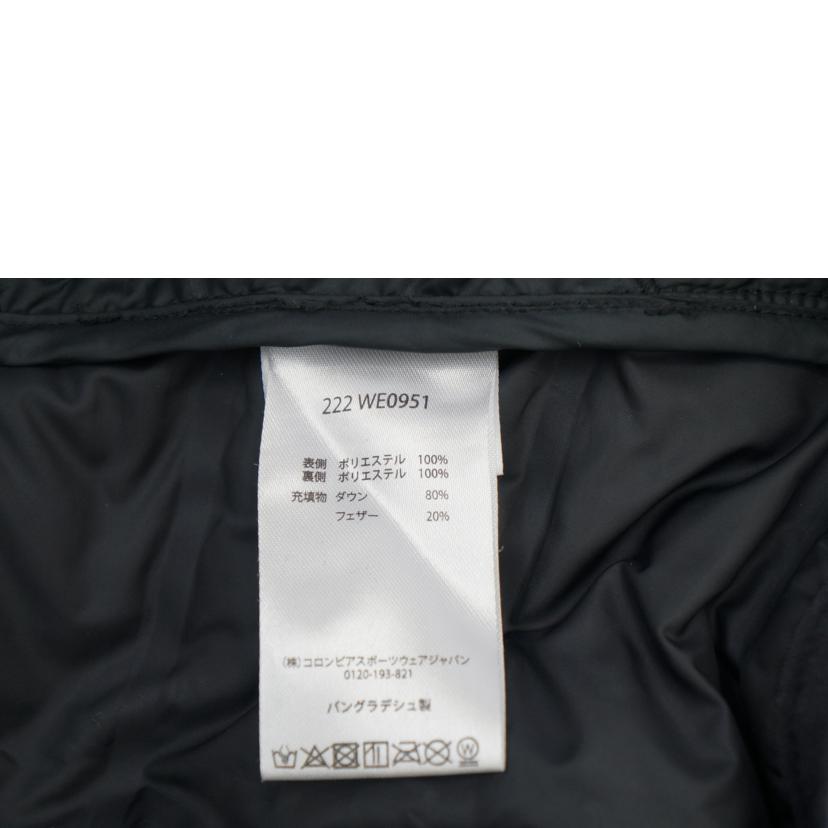 Ｃｏｌｕｍｂｉａ コロンビア/レイク２２　ダウンジャケット　ＢＬＫ/9265120030264//ABランク/07