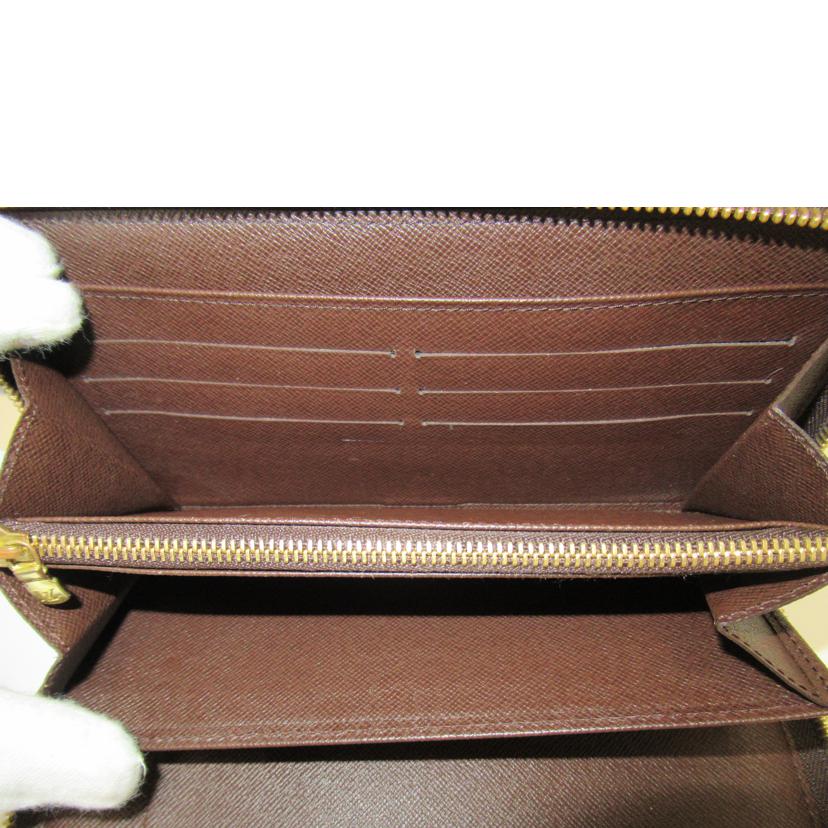 LV/ジッピー・オーガナイザー／ダミエ・エベヌ/N60003//VI0095/Bランク/63