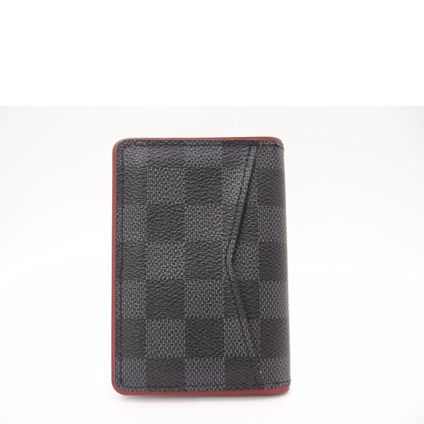 ＬＯＵＩＳ　ＶＵＩＴＴＯＮ ルイヴィトン　カードケース　市松模様　メンズ/オーガナイザードゥポッシュ／ダミエ・グラフィット／ボルドー/N63257//SP0145/Aランク/69