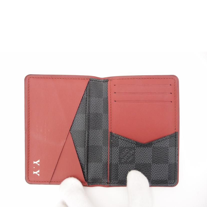 ＬＯＵＩＳ　ＶＵＩＴＴＯＮ ルイヴィトン　カードケース　市松模様　メンズ/オーガナイザードゥポッシュ／ダミエ・グラフィット／ボルドー/N63257//SP0145/Aランク/69